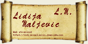 Lidija Maljević vizit kartica